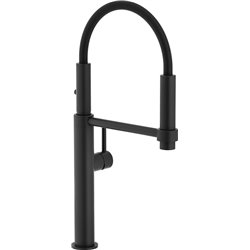 Mitigeur cuisine Pescara 360° Semi-Pro Noir mat H 460 mm