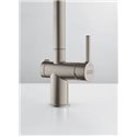 Mitigeur cuisine Active Twist à bec Nickel brossé