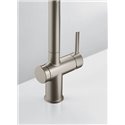 Mitigeur cuisine Active Twist à bec Nickel brossé