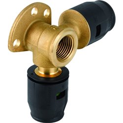 Applique double PushFit 90° à angle droit 651.295.00.1