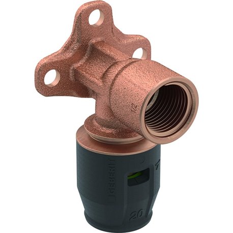Applique PushFit 90° simple Ø 15 mm 651.281.00.1