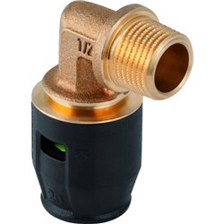 Coude PushFit 90° avec filetage Mâle Ø 15 mm 651.241.00.1