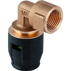 Coude PushFit 90° avec filetage Femelle Ø 15/20 mm 651.252.00.1