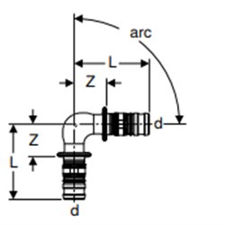 Coude Mepla 90° Ø 20 mm 623.271.00.5