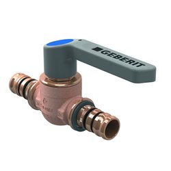 Robinet à boisseau sphérique Mepla avec levier de déclenchement Ø 25 mm 604.020.00.2