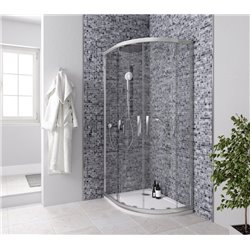 Ultraflat asymétrique gauche K2407YK-DESTOCK 100x80 cm Blanc