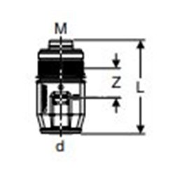 Manchon PushFit rapide Ø 15 mm 651.652.00.1