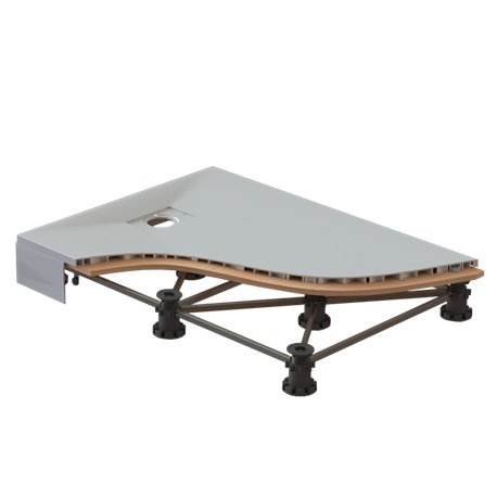 Kit de Rehausse receveur de douche Onyx Linéa 1600x800 mm Blanc