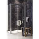 Paroi de douche coulissante Larenco en niche 1600 mm