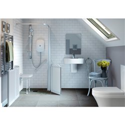 Paroi de douche Access option E avec portes pivotantes en angle 1200x800x900 mm version gauche