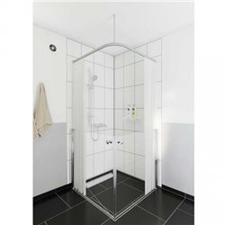 Rail en L gris 1000x1000 mm pour Paroi de douche Access