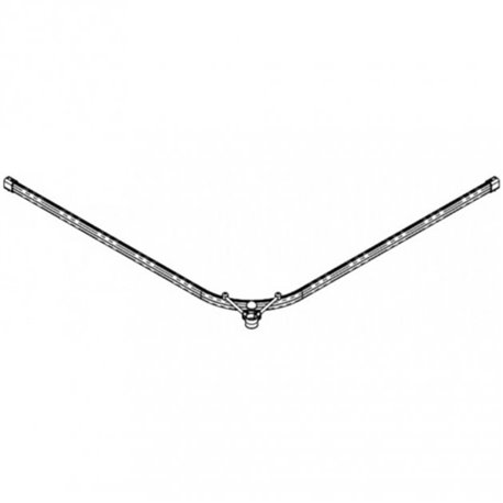 Rail en L gris 1800x820 mm pour Paroi de douche Access