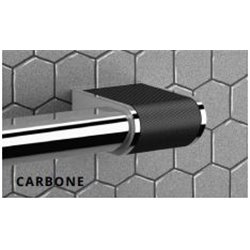 Caches de finition pour barre d'appui de douche Onyx II Carbone (lot de 2)