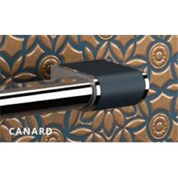 Caches de finition pour barre d'appui de douche Onyx II Canard  (lot de 2)