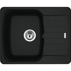 Evier Antea Fragranit+ AZG 611-62 Noir mat 