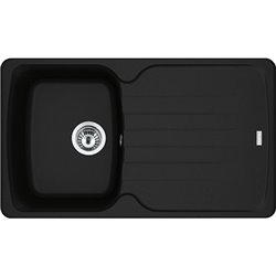 Evier Antea Fragranit+ AZG 611-86 Noir mat 