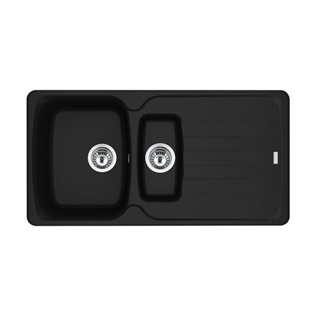 Evier Antea Fragranit+ AZG 651 Noir Mat 