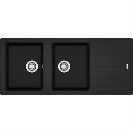 Evier Basis Fragranit+ BFG 621 Noir Mat 
