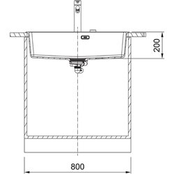 Evier Maris Fragranit+ MRG 610-73 Blanc Artic 