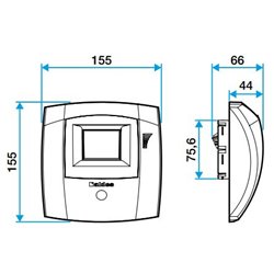 Kit Optiflex Curve Bain /WC F6-F7 ø80 mm