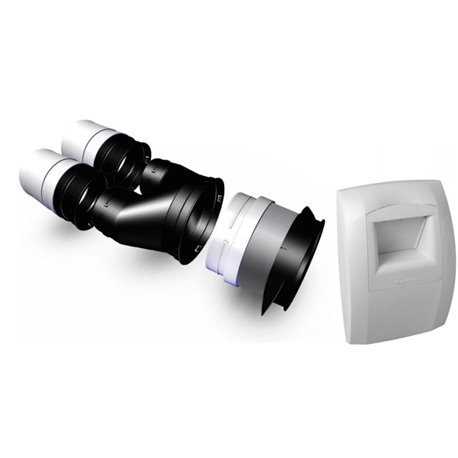 Kit Optiflex Curve Push Cuisine ø125 mm