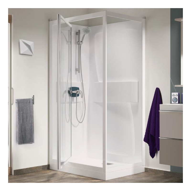 Cabine de douche Kineprime 100 angle CA580MTN Kinedo