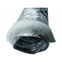 Gaine isolée micro-perforée 6270149 epaisseur 25 mm Ø 204 mm / 10 m