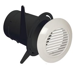 Grille BIP + manchette trident Ø80 mm