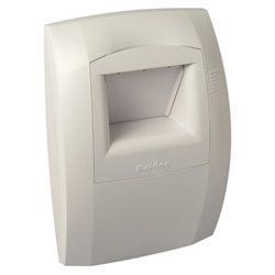 Bouche VMC hygroréglable Bahia Curve L C32 Bouton poussoir 9V Ø125 mm 10/50 m3/h
