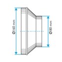 Réduction galva RCC RCC ø160-ø80 mm