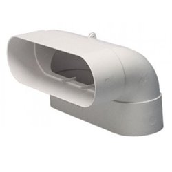 Minigaine Coude vertical 90° 60x200 mm