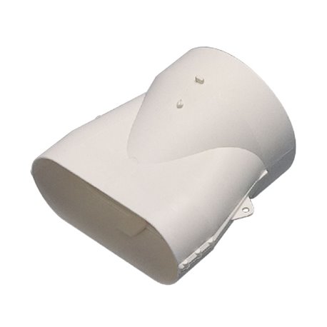 Minigaine Raccord mixte pour conduit 40x100 mm