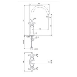 Mélangeur lavabo monotrou Joy Neo Sans tirette ni vidage Gris magnétique