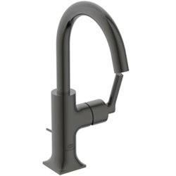 Mitigeur lavabo monotrou Joy Neo Avec tirette et vidage Gris magnétique