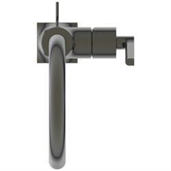 Mitigeur lavabo monotrou Joy Neo Avec tirette et vidage Gris magnétique