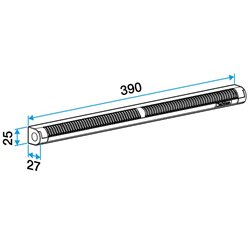Kit Entrée d'air auto EMMA 22/30/45 m3/h Blanc + auvent