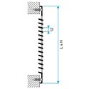 Grille d'aération GAT avec GAM 150x200