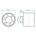 Ventilateur de conduit In Line 100 75 m3/h