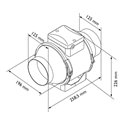 Ventilateur de conduit In Line XPRO IN LINE XPRO 125
