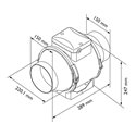 Ventilateur de conduit In Line XPRO IN LINE XPRO 150