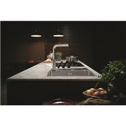 Mitigeur cuisine Mythos Inox douchette monojet
