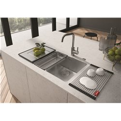 Evier Mythos Inox MYX 210-50 vidage manuel 512x412 mm