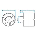 Ventilateur de conduit In Line 150 250 m3/h