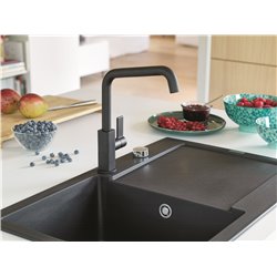 Evier Maris Fragranit+ MRG 611-78 Noir mat 
