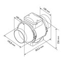 Ventilateur de conduit In Line XPRO IN LINE XPRO 100
