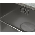 Evier Mythos inox Slimtop MYX 251-86 Egouttoir à droite 1 cuve avec vide-sauce