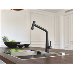 Mitigeur cuisine Icon douchette double jet Noir Mat
