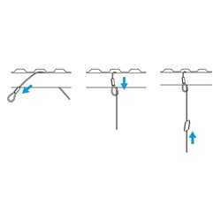 Câble de suspension rapide 2 m / 0-45 kg