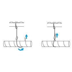 Câble de suspension rapide 2 m / 0-45 kg