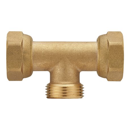 Té écrou libre 01777 Ø E3/4-E3/4-M3/4 mm